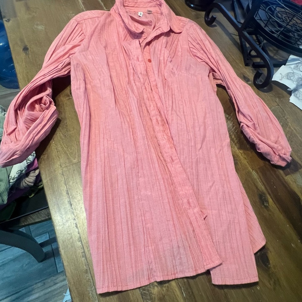 St. John's Bay Pink Button Down Shirt